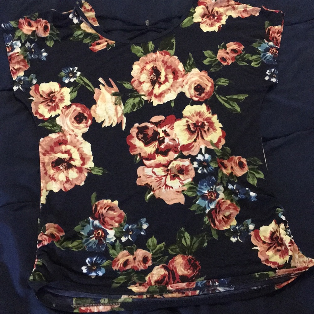 Light floral top